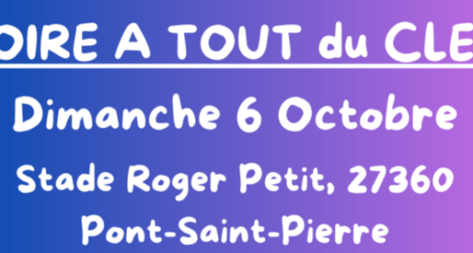 Foire à tout du CLEP Le 6 octobre